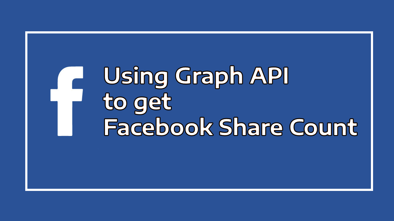 Using Graph API to get Facebook Share Count