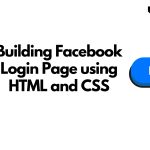 facebook login page using HTML and CSS