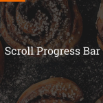 scroll progress bar using javascript